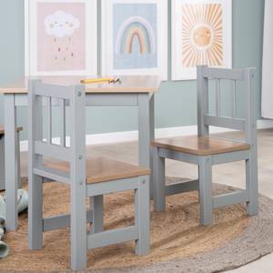 Kindersitzgruppe Woody taupe Grau - Holzwerkstoff - 56 x 49 x 56 cm