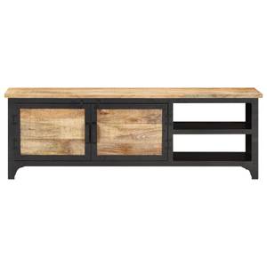 TV-Schrank D293 Schwarz - Massivholz - 30 x 40 x 120 cm