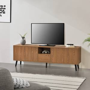 Meuble TV Hedemora Marron - Bois manufacturé - 140 x 46 x 30 cm