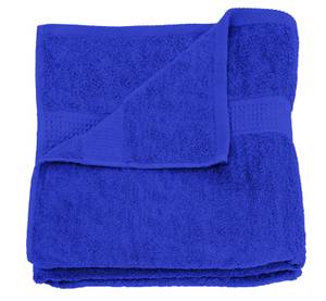 Badetuch blau 100x150 cm Frottee Blau - Textil - 100 x 1 x 150 cm