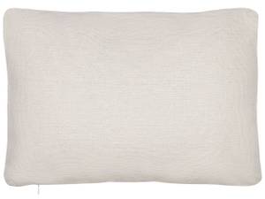 Coussin décoratif SVEN Noir - Blanc crème - Blanc - 50 x 30 cm