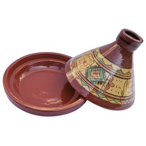 Tajine Imlil Braun - Naturfaser - 32 x 24 x 32 cm