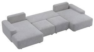 U-Form-Sofa CARNOS Grau