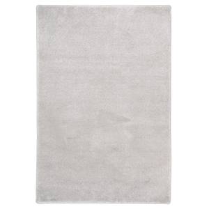 Hochflor Luxus Velours Teppich Touch Grau - Silber - 80 x 240 cm