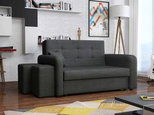 Schlafsofa Viva Home II Dunkelgrau