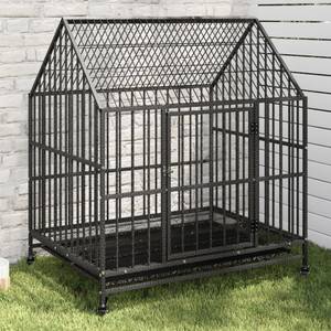 Cage pour chien 172208 Noir - Métal - 100 x 115 x 77 cm