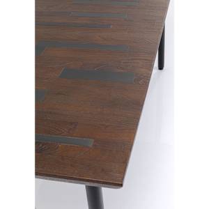 Table Raindrop Marron - Bois massif - 180 x 76 x 90 cm