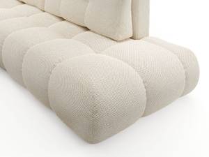 Ecksofa SILE L Beige - Armlehne beidseitig montierbar - Ecke davorstehend links - Ottomane davorstehend links