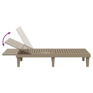 Chaise longue 3028782-1 Marron clair