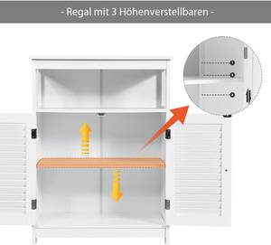 Badezimmer Schrank Badschrank Weiß