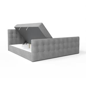 Boxspringbett Doppelbett Loures Lux Grau - Breite: 200 cm