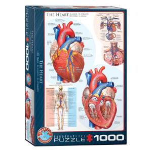 Puzzle Das Herz 1000 Teile Papier - 26 x 6 x 36 cm