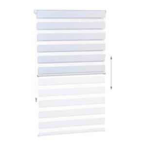 Lot de 4 stores enrouleurs double face Largeur : 85 cm