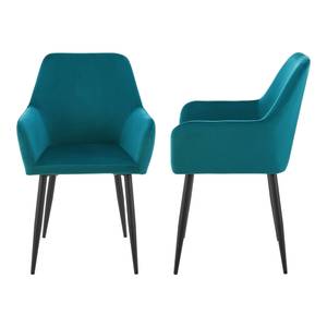 Lot de 2 chaises de salle à manger Turquoise