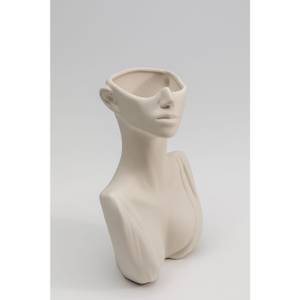 Vase Body Art Beige - Keramik - 13 x 19 x 8 cm