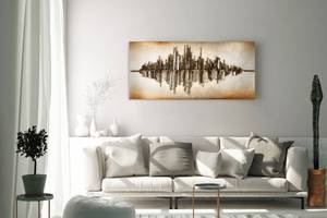 Holzbild Frequency 1001 Gold