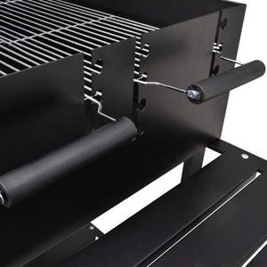 Holzkohlegrill 40714 Schwarz - Metall - 60 x 90 x 115 cm