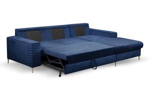 Ecksofa Cami Marineblau