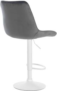 Tabouret de bar Toni Lot de 2 Gris lava