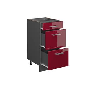 Unterschrank R-Line Hochglanz Bordeaux