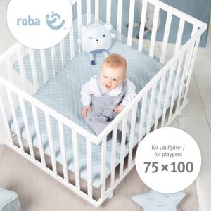 Matelas pour parc safe asleep® Blanc - Textile - 76 x 4 x 95 cm