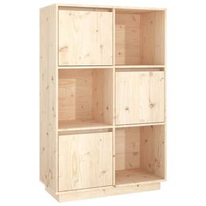 Highboard DE7933 Beige - Massivholz - 35 x 117 x 74 cm