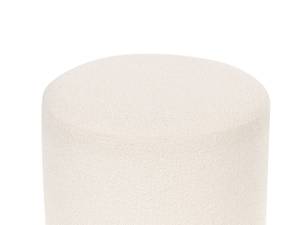 Pouf MOAB Blanc - Fibres naturelles - 39 x 41 x 39 cm