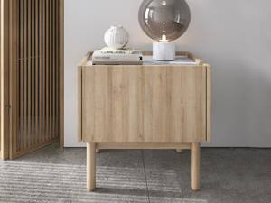 Nachttisch SITOLI Beige - Holzwerkstoff - 37 x 48 x 50 cm