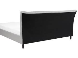 Doppelbett SAVERNE Schwarz - Grau - Hellgrau - Breite: 197 cm