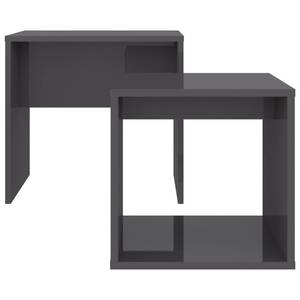 Couchtisch(2er Set) 3002581 Hochglanz Grau