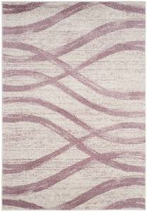 Kurzflorteppich Shea Webstoff - Beige - Violett - 120 x 180 cm