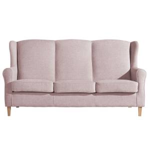 Lorris Sofa 3-Sitzer Pink - Kunststoff - Textil - Holz teilmassiv - 193 x 103 x 86 cm