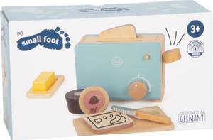 Toaster-Set „tasty“ Blau - Holzwerkstoff - 8 x 12 x 20 cm