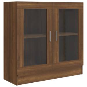 Vitrinenschrank 3005130-1 Eiche Dunkel - Höhe: 80 cm