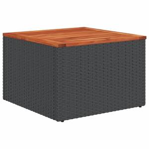 Gartensitzgruppe K6330(6-tlg) Schwarz - Massivholz - 69 x 62 x 62 cm