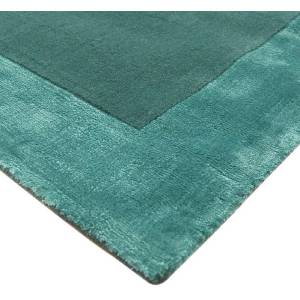 Tapis pure laine tufté main TOSCA Turquoise - 200 x 290 cm