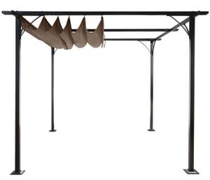 Pergola C42 Braun - Taupe - 350 x 350 cm