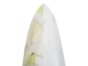 Coussin décoratif PEPEROMIA Gris - Vert - Blanc - Jaune