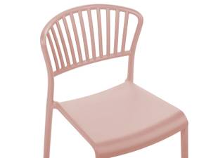 Chaise de salle à manger GELA Rose foncé