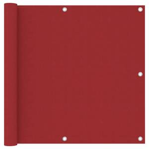 Écran de balcon 3016497-4 Rouge - Profondeur : 90 cm