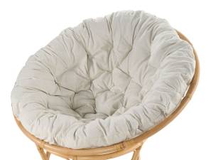 Gartenstuhl SALVO Beige - Blau - Weiß - Rattan - 110 x 77 x 110 cm