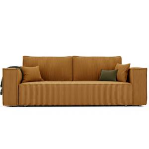 Sofa Bali Gelb - Holzwerkstoff - 255 x 59 x 105 cm