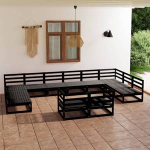 Salon de jardin 3009767-1 (lot de 2) Noir