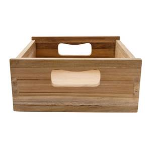 Boîtes en bois Bordeaux Marron - Verre - 27 x 12 x 25 cm