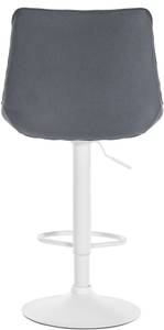 Tabouret de bar Toni Lot de 2 Gris