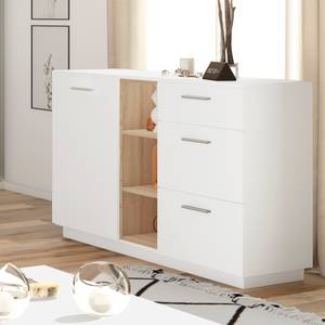 Commode avec tiroirs Beatrice 36303 Imitation chêne de Sonoma - Blanc