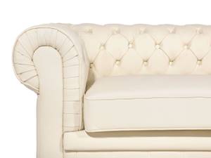 Chesterfield Sofa CHESTERFIELD 2-tlg Beige - Braun - Creme - 195 x 70 x 90 cm