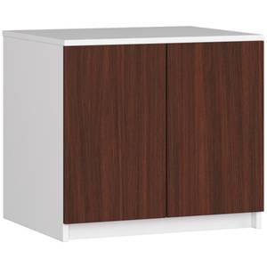 Aufsatzschrank S60 2T CLP Wenge Dekor - Weiß