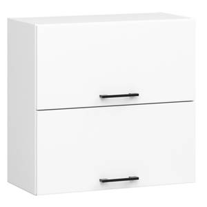 Meuble de Cuisine haut OLIWIA 60 2T Blanc - Bois manufacturé - 60 x 58 x 30 cm