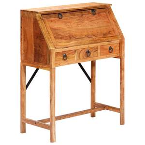 Bureau Marron - Bois massif - Bois/Imitation - 90 x 107 x 90 cm